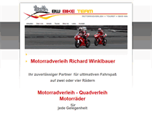 Tablet Screenshot of motorradverleih-bw.at